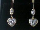 3 Carat Heart Shape Dia Earrings